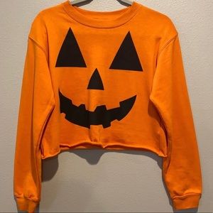 Long sleeve crop top